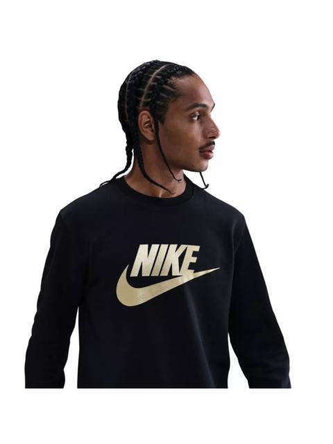 Nike Men's Sportswear Club Graphic Fleece Crew