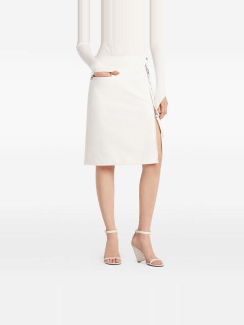 zip-fastening skirt