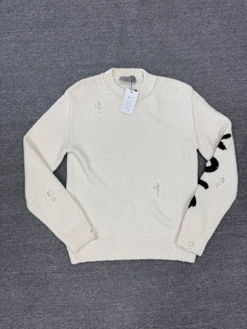 Dior Dior White Dinosaur Knitted Sweater
