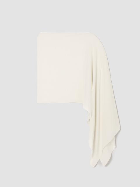 EILEEN FISHER Sheer Silk Georgette Wrap