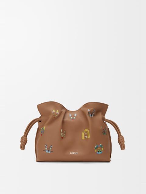 Loewe Cats mini Flamenco clutch in nappa calfskin