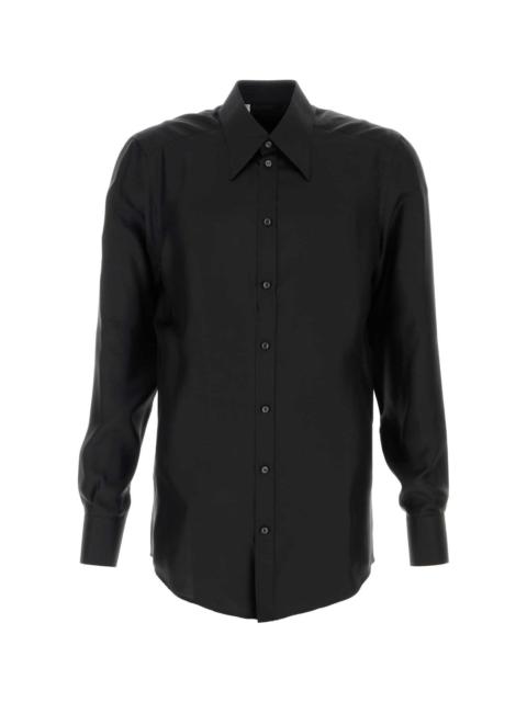 Dolce & Gabbana Black Satin Shirt