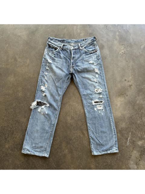 Other Designers Vintage Bartack Jean Faded Distress Denim Pant W31