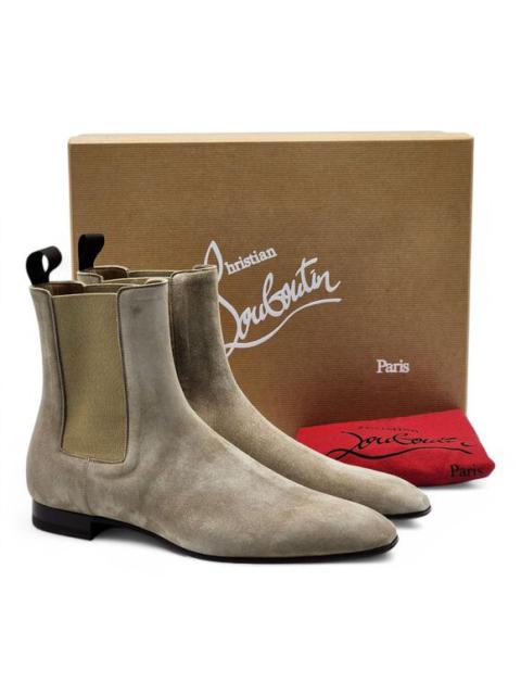 Christian Louboutin Christian Louboutin Roadie Flat Suede Boots – Beige – EU 43 / US 10 $1195