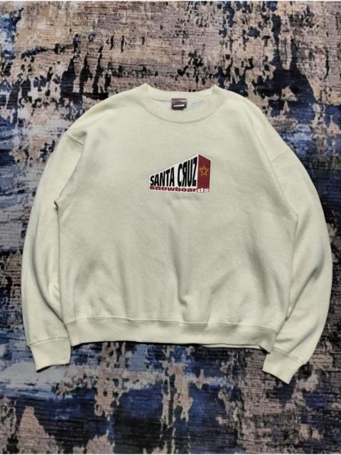 Other Designers Vintage 90s Santa Cruz Skateboards Crewneck Sweatshirt