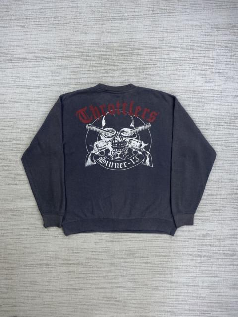 Other Designers Bullet Noise × Vintage - Vintage Bullet Noise Skull Weapon Printed Sweatshirt