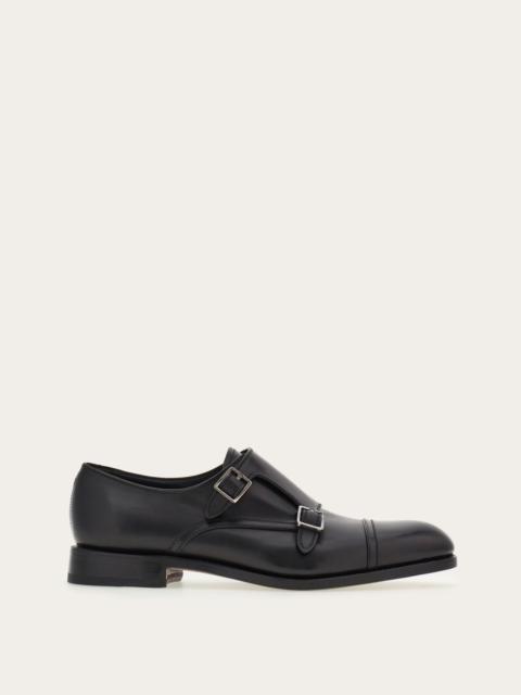 FERRAGAMO Tramezza double monkstrap