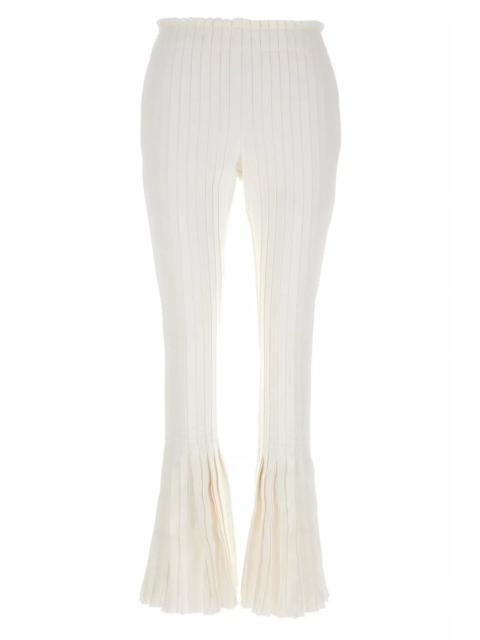 Sacai Women Ribbed Pleated Pants