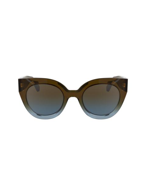 Longchamp Sunglasses Brown/Azure - Acetate