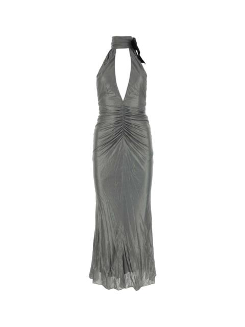 Alessandra Rich Alessandra Rich Women Grey Viscose Dress