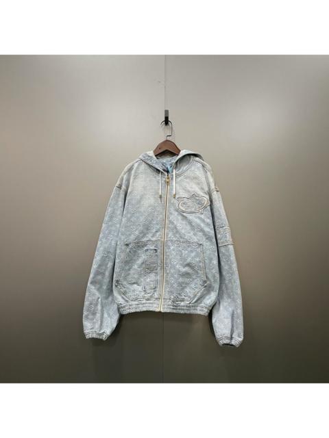 Louis Vuitton Louis Vuitton x NBA Monogram Denim Zip-up Hoodie