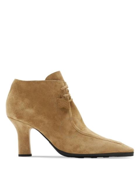 Burberry Burberry Ladies Jute Suede Lace-up Booties