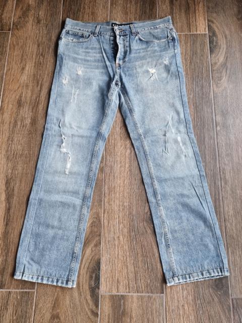 Richmond Denim - stonewashed 'Disorder' distressed jeans
