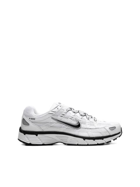 P-6000 "White Metallic Silver Black" sneakers