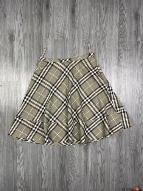 Burberry Burberry blue label checkered midi skirt