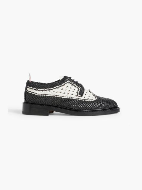 Thom Browne Woven leather brogues
