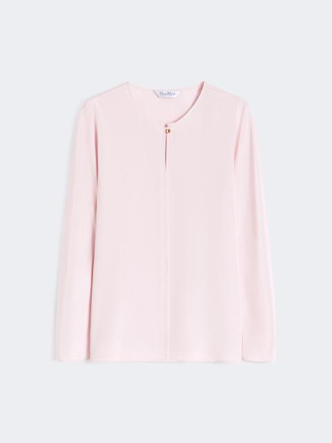Max Mara Silk crêpe de Chine blouse - PINK