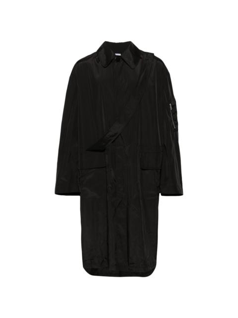 RANDOM IDENTITIES single-breasted padded coat