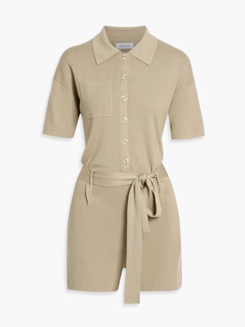 Other Designers Lyocell, Naia™, linen and silk-blend playsuit