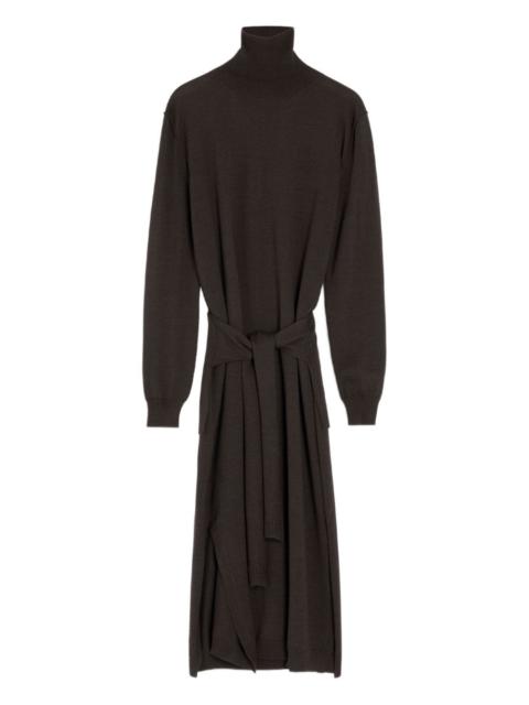 Lemaire TROMPE L'OEIL DRESS (DARK CACAO)