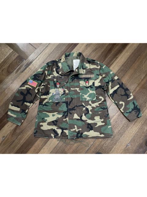 ALPHA INDUSTRIES Vintage Military Jacket Alpha Industries Packable Hood