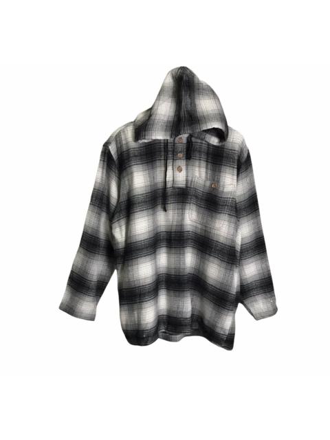 Other Designers Vintage - Hedging Plaid Men's pull over arclic Hoodie