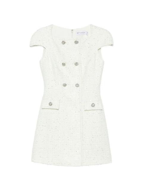 self-portrait Boucle Mini Dress