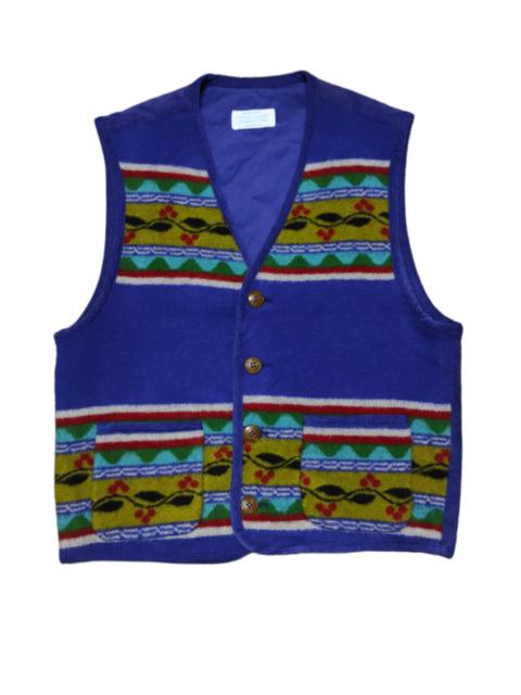 Other Designers Vintage - Vintage United Colours Of Benetton Vest Navajo Native