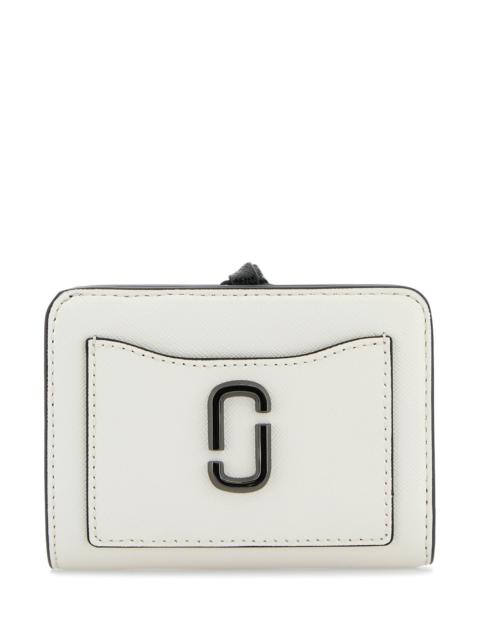 Marc Jacobs White leather mini Utility Snapshot wallet
