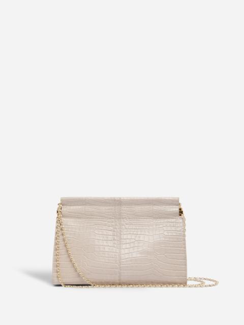 CO Small Leather Clutch with Chain