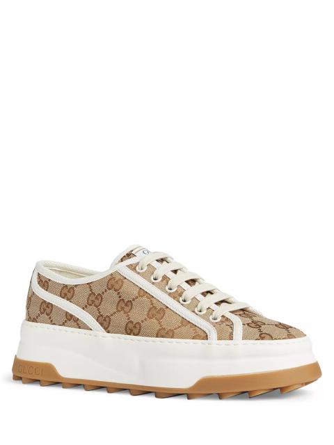GUCCI Women's Original GG Low Top Platform Sneakers