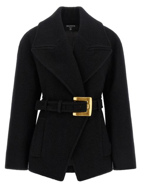Balmain Balmain Women 'Anthem' Belted Caban