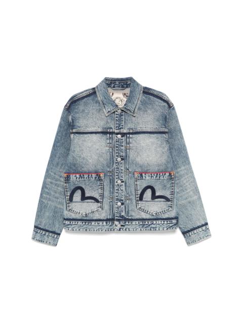 Seagull Appliqué Embroidery jacket
