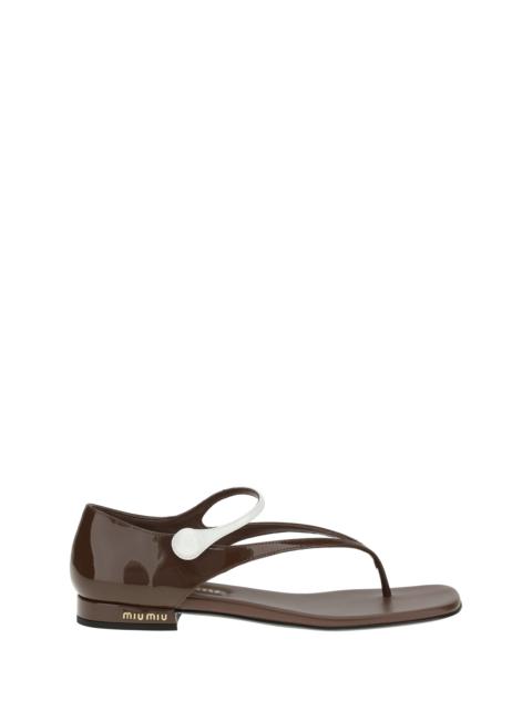 Miu Miu Women Thong Sandal Shoes