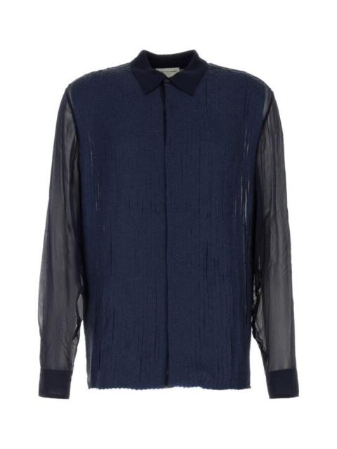 Blue crepe Clasens shirt