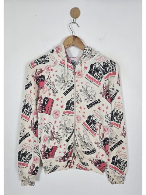 Hysteric Glamour Hysteric Glamour Ramones punk fullprint shirt