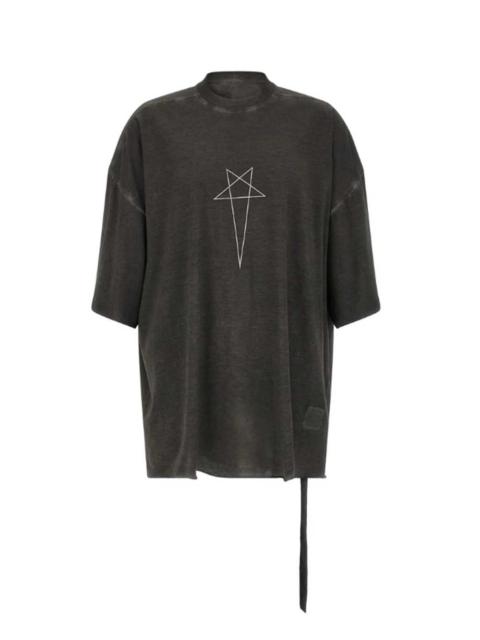 Rick Owens DRKSHDW Rick Owens Drkshdw Men T-Shirt - Tommy T Faded Black/Silver