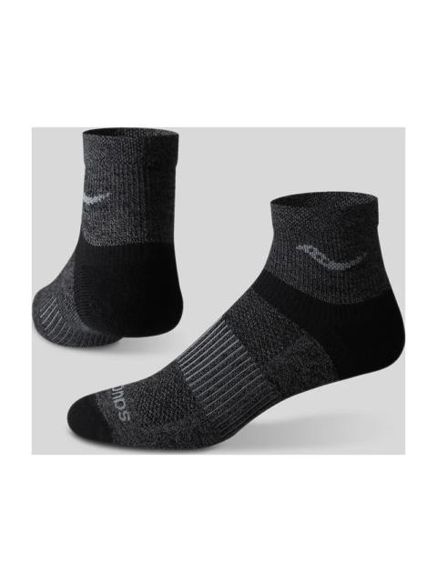 Saucony Saucony Inferno Merino Wool Blend Quarter 3 Pack Socks