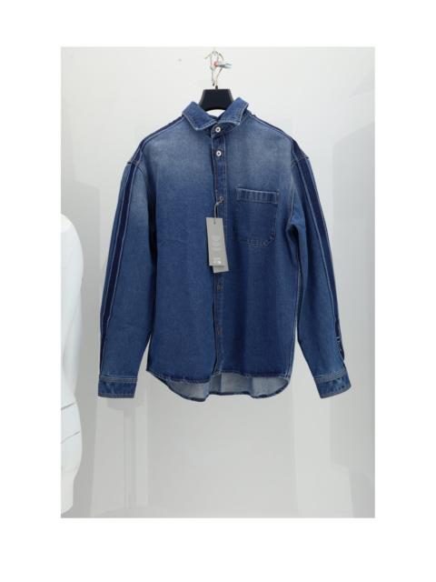 Dior Dior Homme Denim Jacket Laser Print Blue