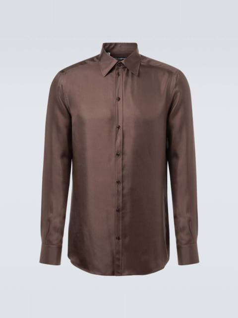 Dolce & Gabbana Silk twill dress shirt