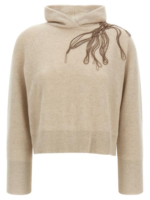 Brunello Cucinelli Brunello Cucinelli Women 'Shiny Flower Embroidery' Sweater