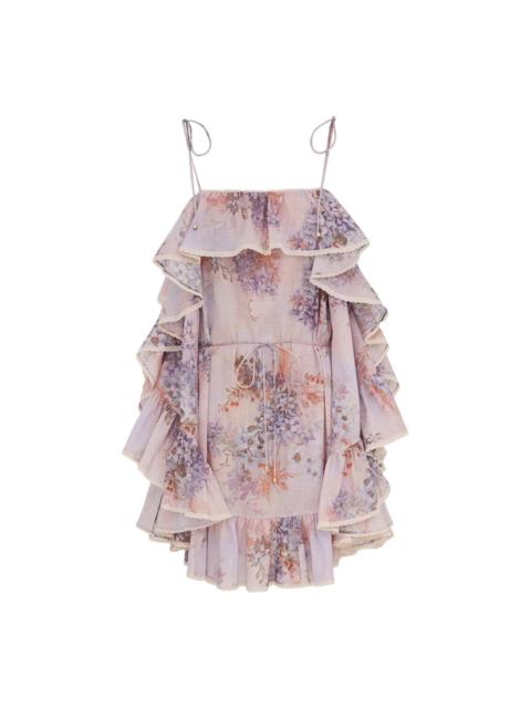Zimmermann Cascadian Ruffle Mini Dress
