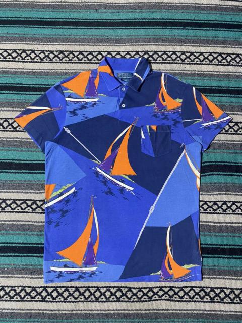 Polo Ralph Lauren Vintage Polo Ralph Lauren Sailing Printed Polo Shirt