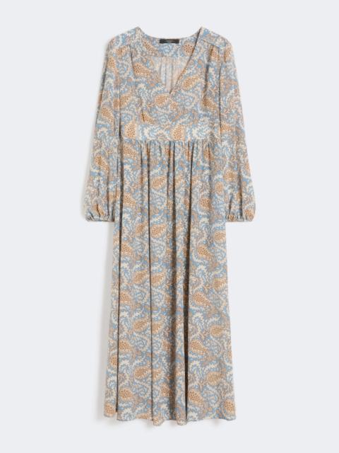 WEEKEND Max Mara Printed silk dress - LIGHT BLUE
