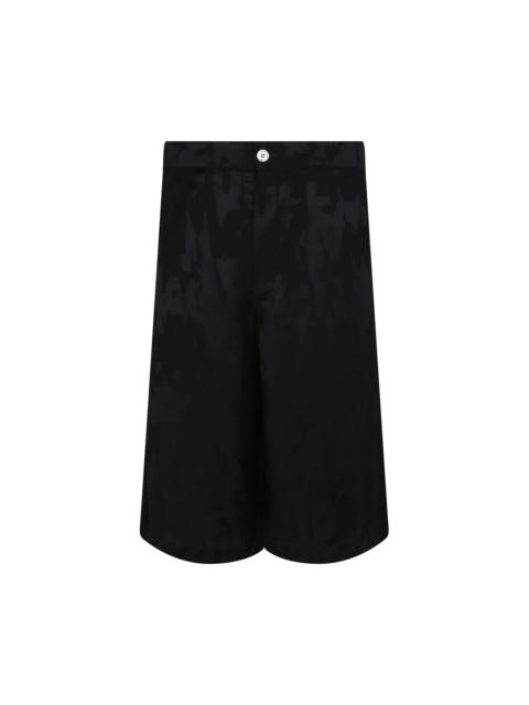 Alexander McQueen Alexander McQueen Logo Jacquard Shorts 'Black'