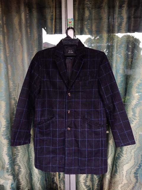 Other Designers Tete Homme Issey Miyake Checkered Wool Parka