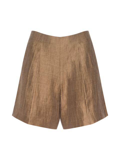 L'AGENCE Hadleigh Linen-Blend Short