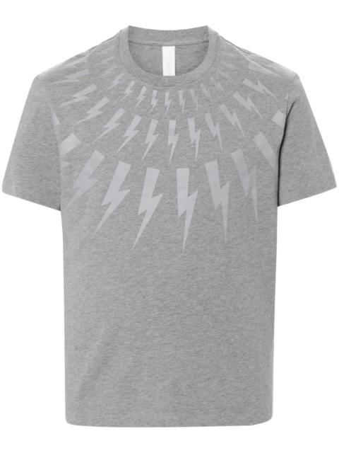 Neil Barrett bolt-print cotton T-shirt