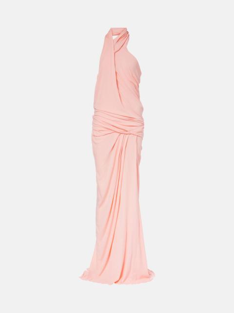 entire studios Draped cotton-blend jersey maxi dress