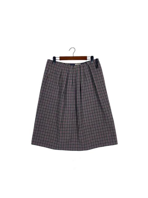 Prada Miu Miu Raw Cut Virgin Wool Skirt